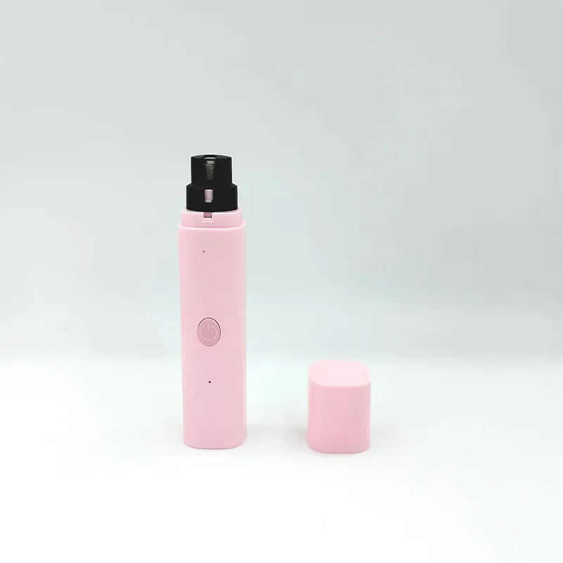 Cortador de unhas elétrico para cães e gatos, recarregável com carregamento USB e luz LED. Silencioso, para animais de estimação, patas de gato, acessório para cuidados com as unhas