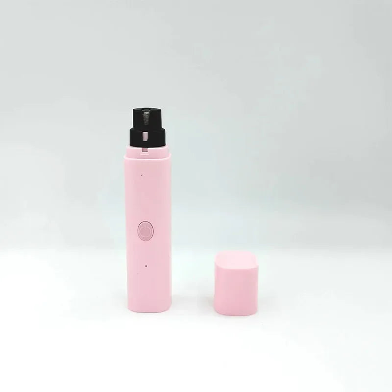 Cortador de unhas elétrico para cães e gatos, recarregável com carregamento USB e luz LED. Silencioso, para animais de estimação, patas de gato, acessório para cuidados com as unhas